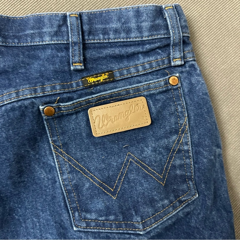 Wrangler 13MWZ Cowboy Cut Denim Jeans - Blue Men’s Size 36x33 (tag 36x34) - Picture 8 of 10